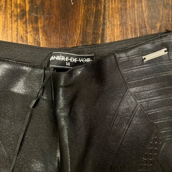 Maniere De voir Matte Leggings - Black - Picture 2 of 4